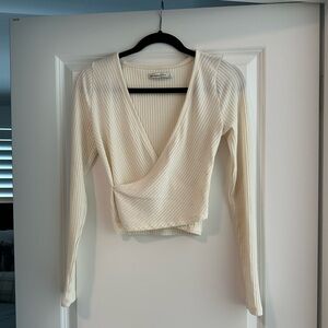 Abercrombie wrap shirt